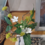 残った花材で作りました 残った花材で作りました